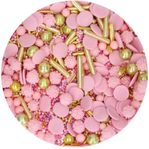 Glamuurne roosa – puistedekoor FunCakes, 65g