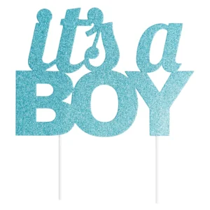 It’s a Boy – sinine glitter tordikaunistus