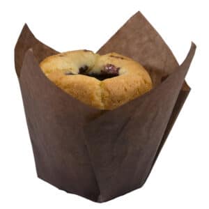 Pruunid Tulip muffinipaberid, 25 tk