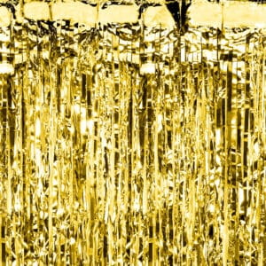 Kuldne peokardin, 90×250 cm