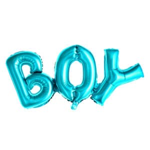 Boy – sinine fooliumist õhupall, 67×29 cm