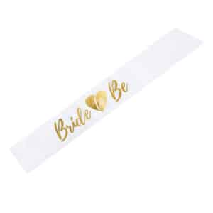 Valge Bride to be lint, 75cm