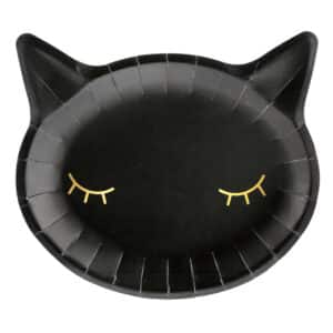 Must kass – taldrikud 22×20 cm, 6 tk