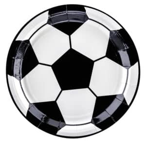 Jalgpall – taldrikud 18 cm, 6 tk