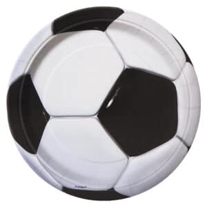 Jalgpall – taldrikud 23 cm, 8 tk