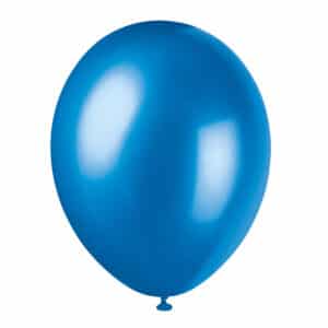Sinised pärliläikega õhupallid 30 cm, 8 tk