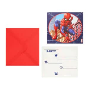 Spiderman Crime Fighter – kutsed, 6 tk