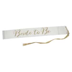 Satiinist Bride to be lint