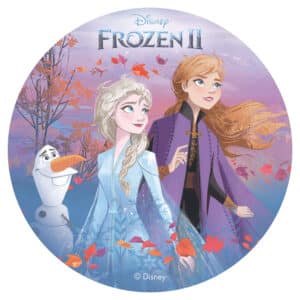 Lumekuninganna / Frozen II B – söödav vahvlipilt, 20 cm