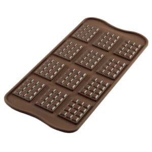 Väikesed šokolaaditahvlid – silikoonist šokolaadivorm