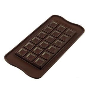 Šokolaaditahvel ruudud – silikoonist šokolaadivorm
