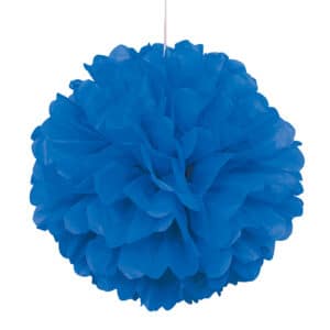 Sinine pompom, 40 cm