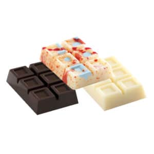 Väikesed tahvlid, 10 tk – polükarbonaadist šokolaadivorm