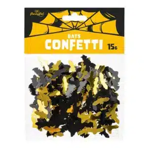 Kuldsed ja mustad nahkhiired – konfetti, 15g