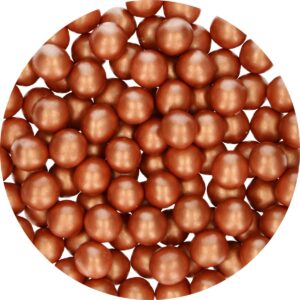 Pronksikarva suured šokolaadipärlid FunCakes, 70g