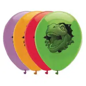 Dinosaurustega õhupallid, 6 tk
