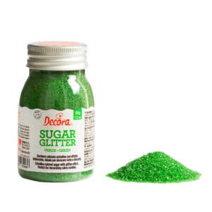 Rohelised suhkrukristallid Decora, 100g
