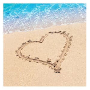 Beach Love – väikesed salvrätid, 16 tk