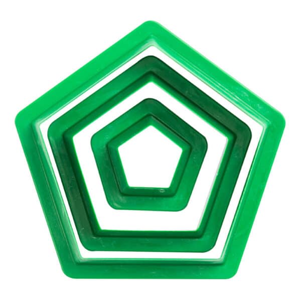 Pentagon küpsisevormid