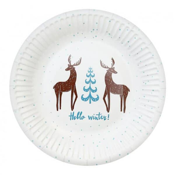 Hello Winter taldrikud 18 cm