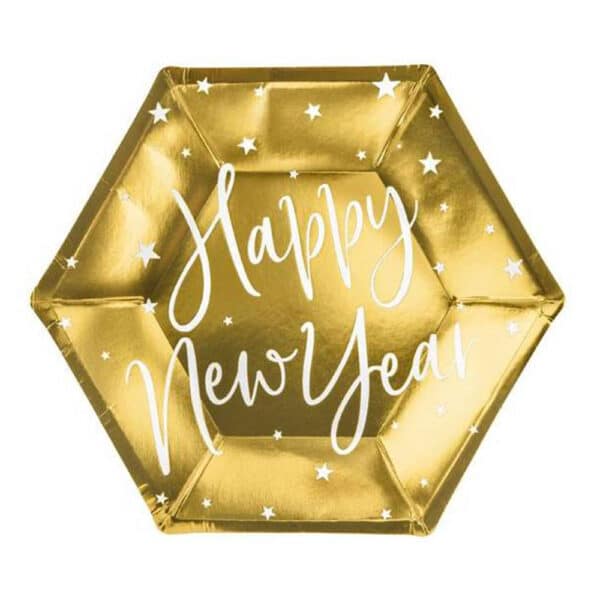 Happy New Year taldrikud