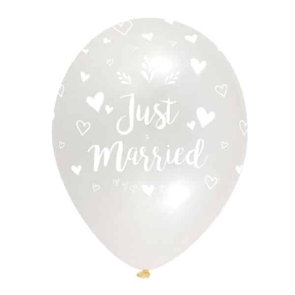 Just Married õhupallid