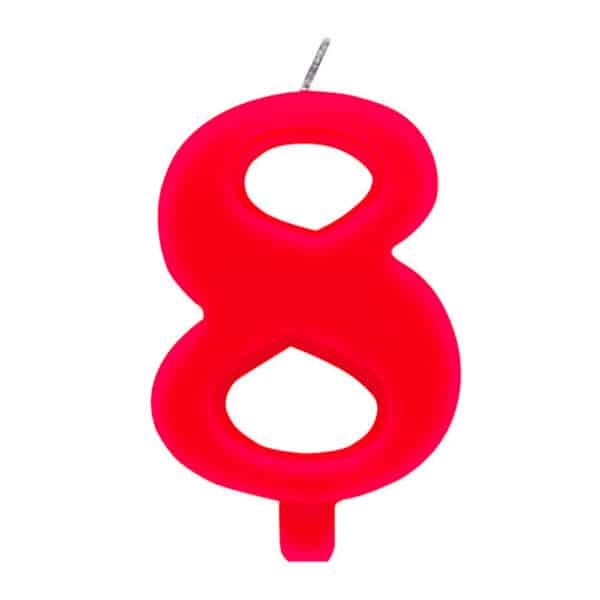 Punane säraküünal nr.8