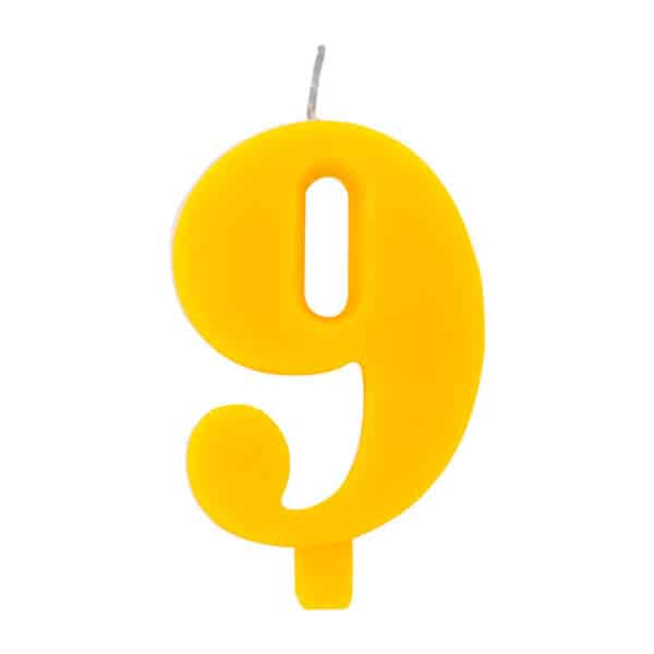 Kollane säraküünal nr.9