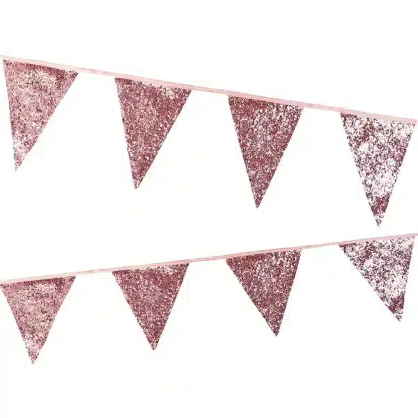 Luksuslikud roosa glitter lipud