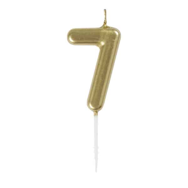 Nr.7 väike kuldne tordiküünal
