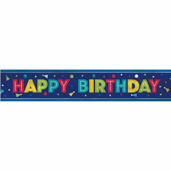 Happy Birthday banner