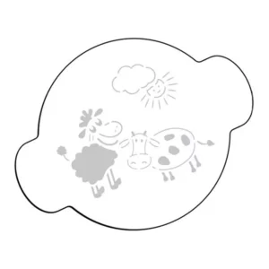 Lehm ja lammas šabloon